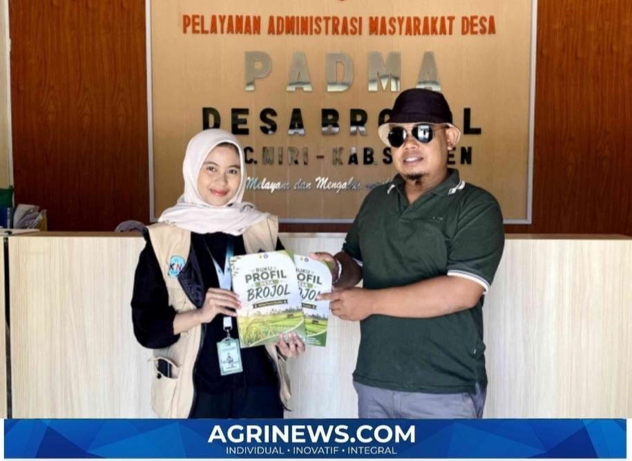 KKN UNISRI Tinggalkan Warisan Data, Desa Brojol Kini Punya Buku Profil Berbasis Potensi Pertanian