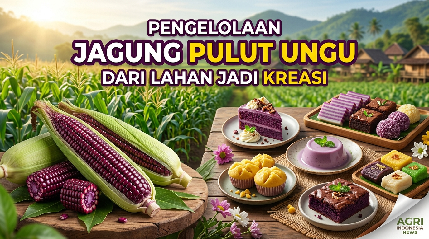Rahasia Pengelolaan Jagung Pulut Ungu agar Tumbuh Sehat dan Berkualitas